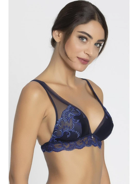 Soutien-gorge Sans Armatures Bleu Bermudes SPLENDEUR SOIE 3 Soutien-gorge Sans Armatures Bleu Bermudes SPLENDEUR SOIE