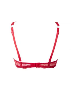 Soutien-gorge Glamour Rouge SOIR DE VENISE -sous-vêtement boutique soutien gorge triangle armatures soir de venise rouge 3