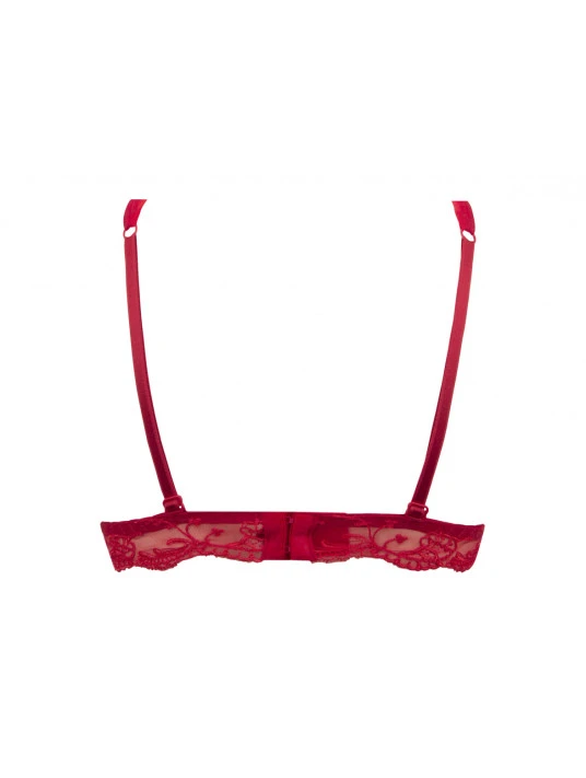 Soutien-gorge Triangle Rouge SPLENDEUR SOIE 5 Soutien-gorge Triangle Rouge SPLENDEUR SOIE – Image 3