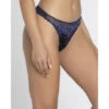 String Bleu Bermudes SPLENDEUR SOIE -sous-vêtement boutique string bleu bermudes splendeur soie