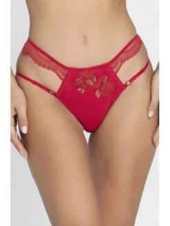 String Fantaisie Rouge GLAMOUR COUTURE -sous-vêtement boutique string fantaisie rouge glamour couture 2