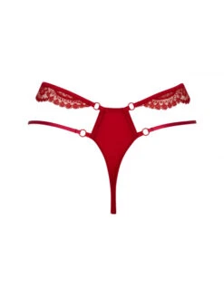 String Fantaisie Rouge GLAMOUR COUTURE -sous-vêtement boutique string fantaisie rouge glamour couture 4