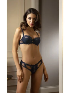 String Sexy Bleu SOIR DE VENISE -sous-vêtement boutique string sexy bleu soir de venise 1