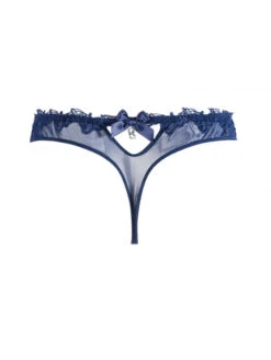 String Sexy Bleu SOIR DE VENISE -sous-vêtement boutique string sexy bleu soir de venise 2