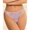 String Tanga Parme CRYSTAL POESIE -sous-vêtement boutique string tanga parme crystal poesie