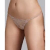 String Dentelle Nude GINGER -sous-vêtement boutique string vintage ginger nude