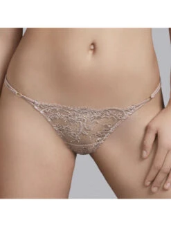String Dentelle Nude GINGER -sous-vêtement boutique string vintage ginger nude 2