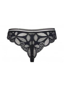 Tanga Noir STRICTO SENSUELLE 7 Tanga Noir STRICTO SENSUELLE -sous-vêtement boutique tanga noir stricto sensuelle 2