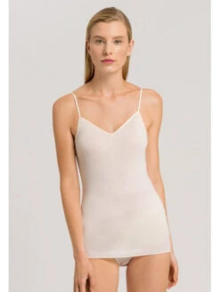 HANRO Caraco En COTON -sous-vêtement boutique top bretelles fines coton 2
