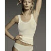 Top Bretelles Larges Dentelle SOIE