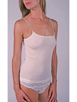 Top Bretelles Spaghettis LAINE ET SOIE