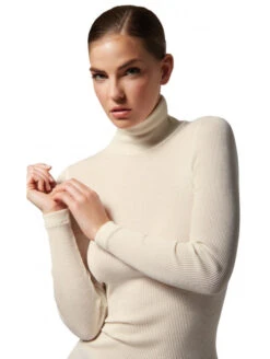 Top Col Roulé LAINE ET SOIE -sous-vêtement boutique top col roule laine et soie 3