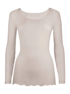Top Manches Longues Col Rond LAINE ET SOIE -sous-vêtement boutique top manches longues col rond laine et soie 4