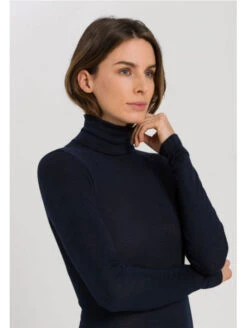 HANRO Top Manches Longues Col Roulé LAINE ET SOIE 9 HANRO Top Manches Longues Col Roulé LAINE ET SOIE -sous-vêtement boutique top manches longues col roule laine et soie 1